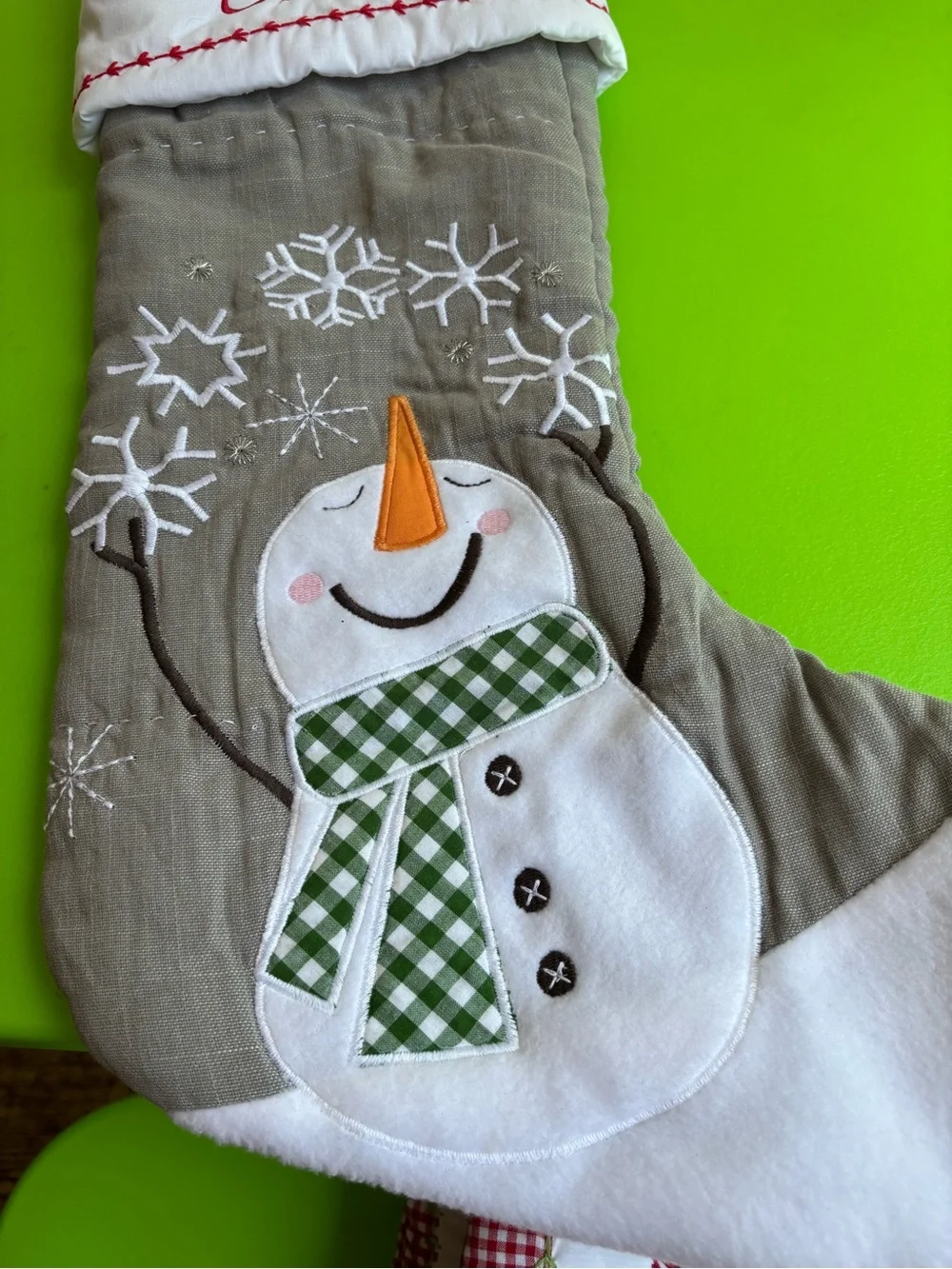 Lot of 5 Pottery Barn Christmas Stockings